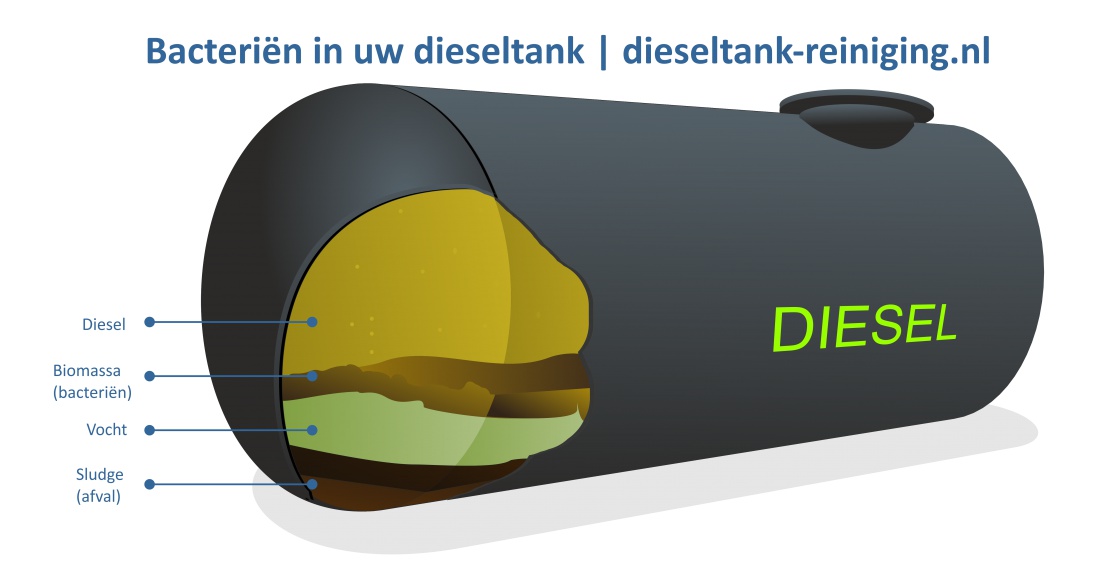 bacterie in biodieseltank